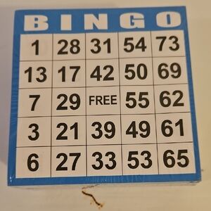 New Pack Bingo Cards